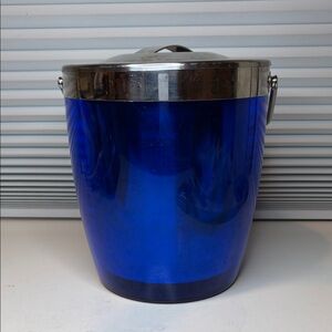 Casamoda Blue and Silver Ice Bucket